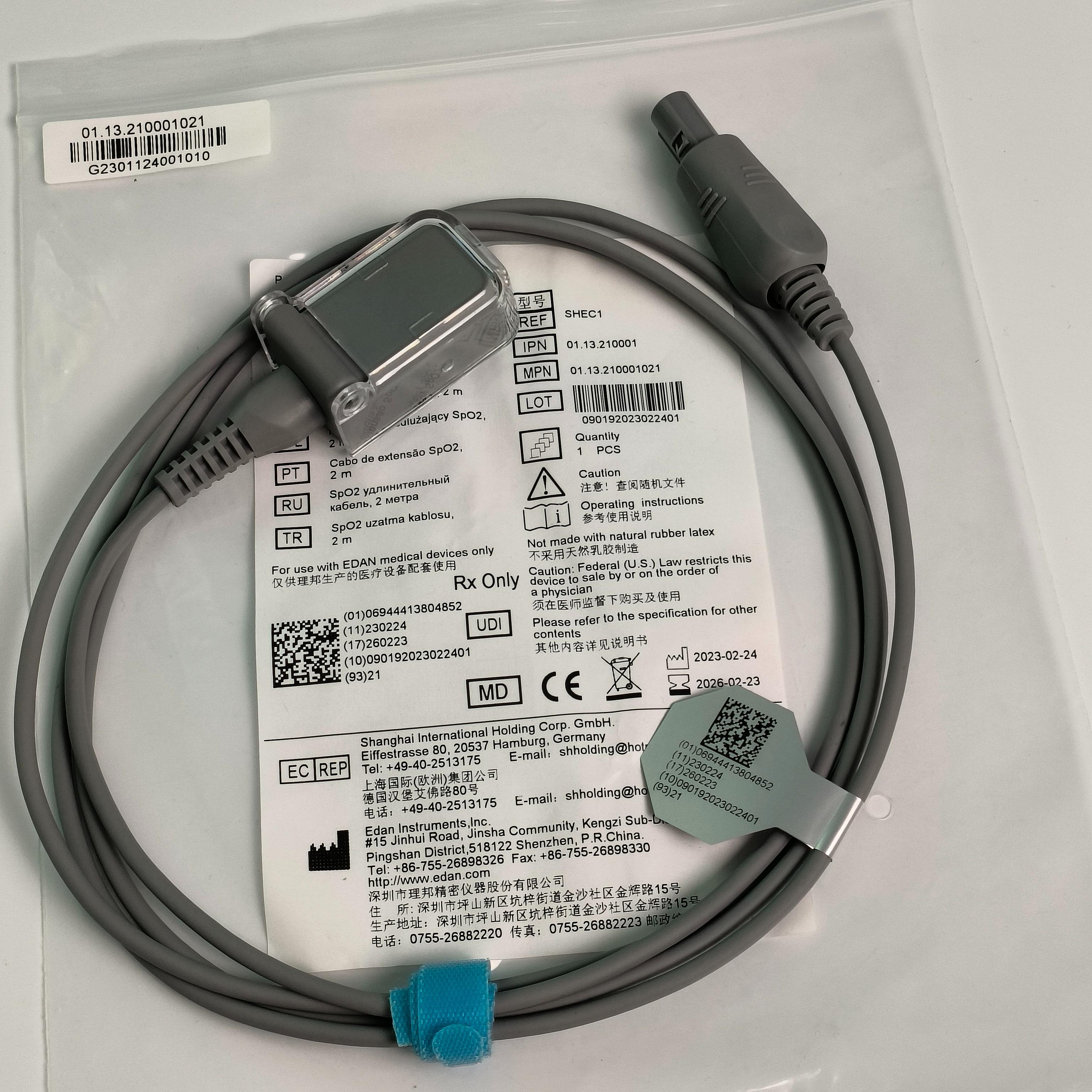 SpO2 Sensor/Probe for Edan Patient Monitor